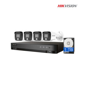 SET4 CCTV 2MP Audio Smart Hybrid Light #Hikvision HDTVI Bullet Camera